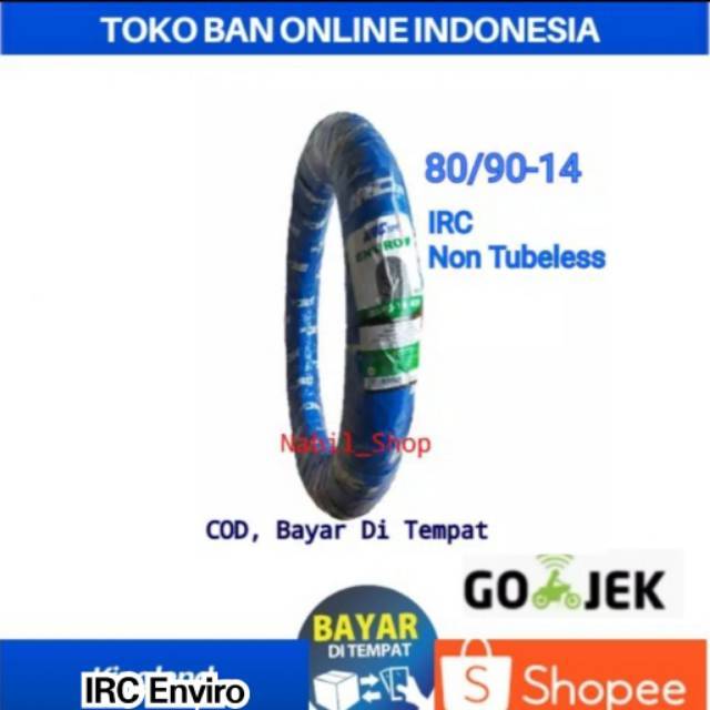 IRC ENVIRO 80/90-14 Bukan Tubeless
