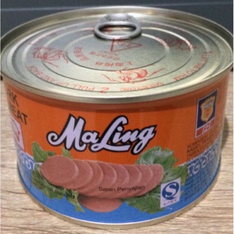 

Maling Ham Spam Pork Luncheon Meat TTS 397 gr Daging babi kaleng