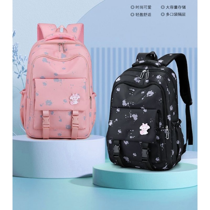 Tas Ransel Wanita Motif Nekopow Ransel Korea Hits Tipe 0099 Tas Ransel GTB