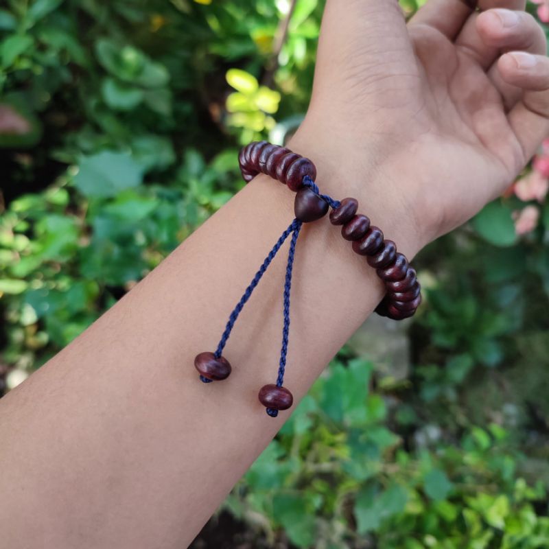 Gelang Kayu Walikukun Model Pipih Dan Bulat_Kayu Walikukun Asli