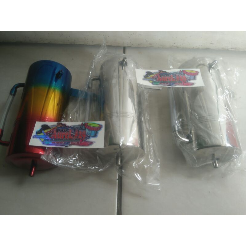 TABUNG OLSAM VARIASI BOTOL WADAH TEMPAT PENAMPUNGAN OLI SAMPING STAINLESS NINJA R SS RR