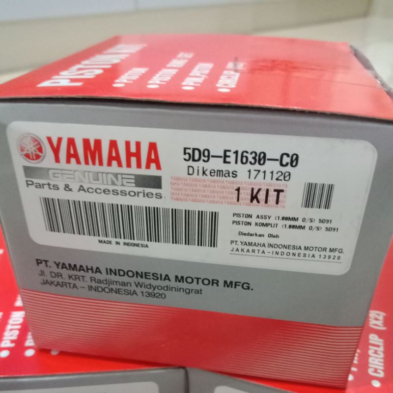 PISTON RING SEHER KIT 5D9 VEGA ZR JUPITER Z NEW SALIB ROBOT SIZE OS STANDAR STD 50 100 ORIGINAL ORI ASLI YAMAHA YGP-100/1.00