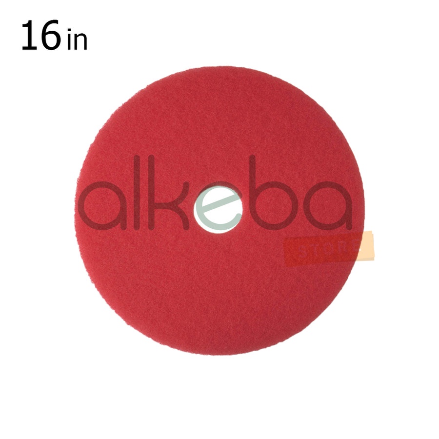 3M Buffing Pad Red 16 Inch / Floor Pad 16&quot; Red