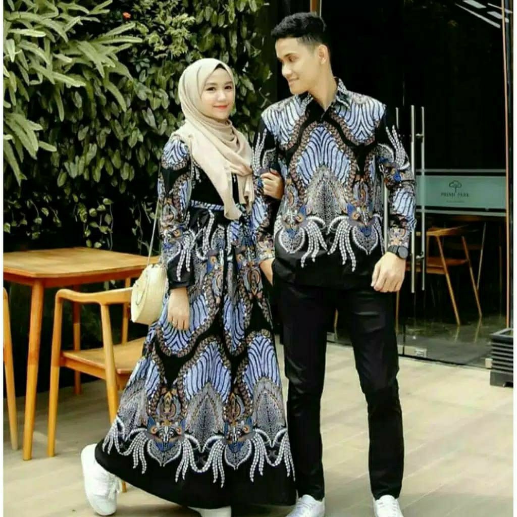 Maura Couple Sania Ruffle Batik Couple Ori Ndoro Jowi Garansi Termurah Shopee Batik