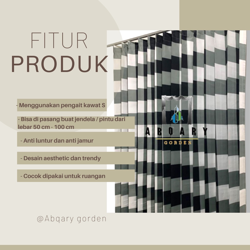 gorden jendela kamar aesthetic gorden pintu minimalis hordeng kolong dapur gorden plisket motif kota