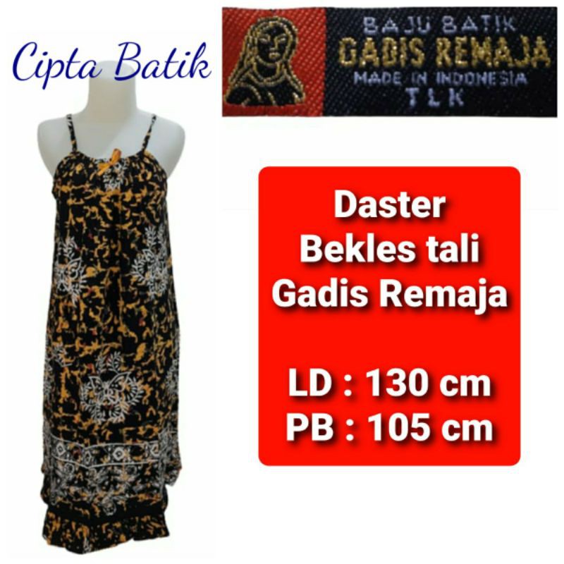 Daster bekless Tali Gadis Remaja