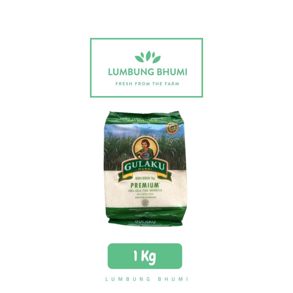 

GULAKU Gula Pasir Putih 1 Kg 1 Pcs - Lumbung Bhumi