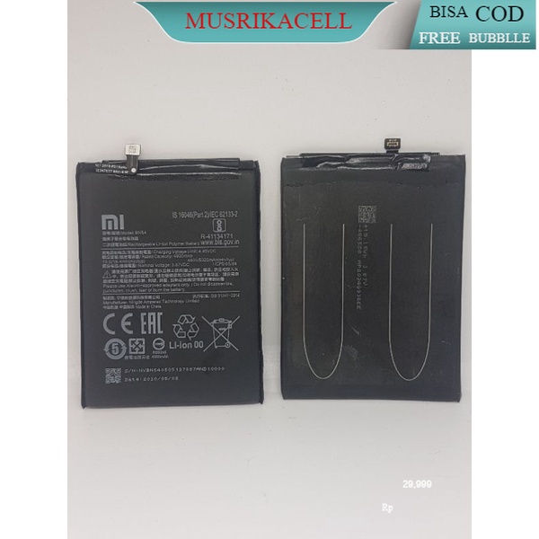 Baterai Batre Xiaomi Note 9 BN54 BN-54 Original