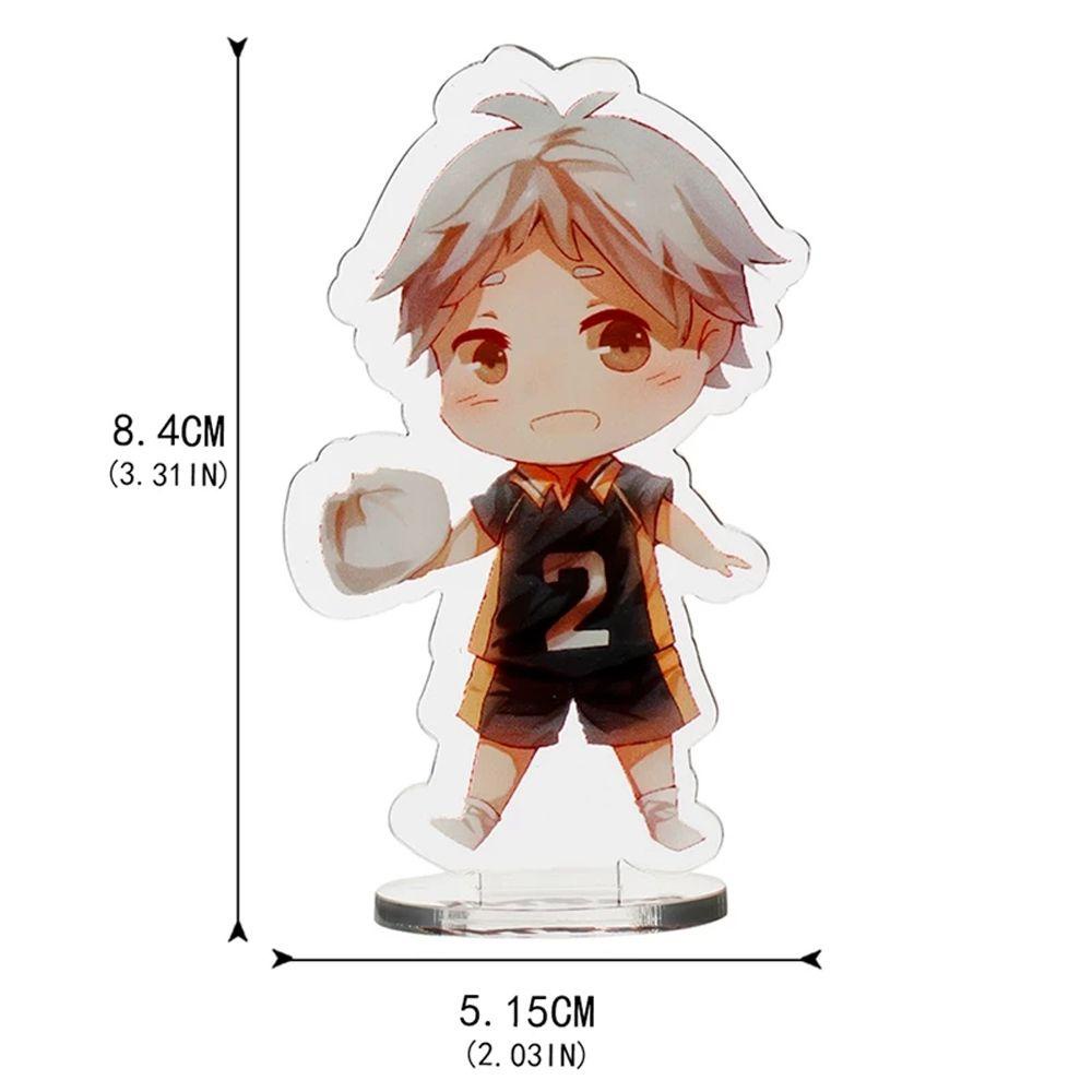 [Elegan] Akrilik Model Plat Kawaii Hadiah Anak Desk Decor Tokoh Anime Figure Model Ornamen Stand Akrilik