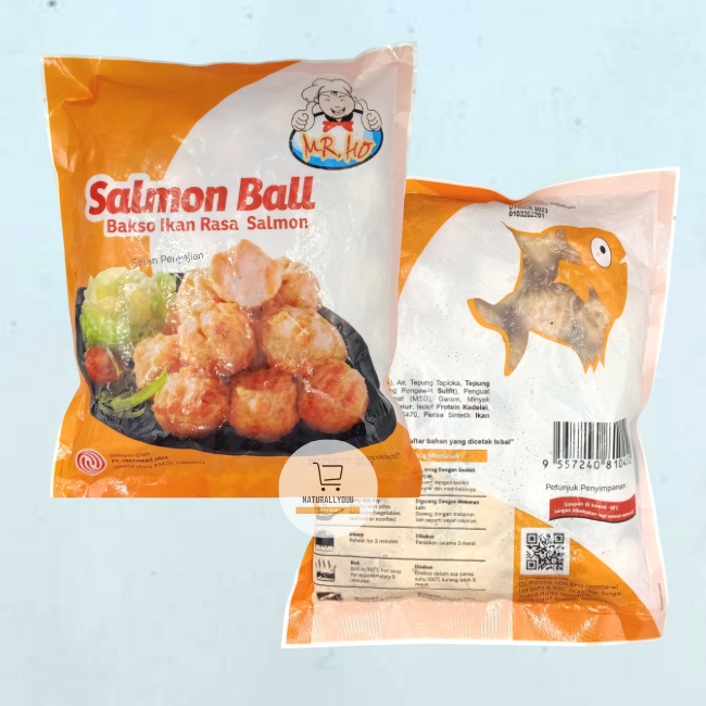 Mr Ho Salmon Ball 450gram Bakso Salmon