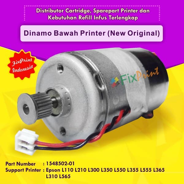 Dinamo Motor Bawah Printer Epson L110 L210 L300 L365 L310 L565 L350 FPTS1919