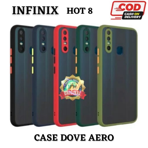 Soft Case Silikon/ Case Dove Aero/Casing Handphone/ Case Infinix Hot 8/Infinix Hot9/Infinix Hot 9 Play/Infinix Hot 10/Infinix Hot 10 Play
