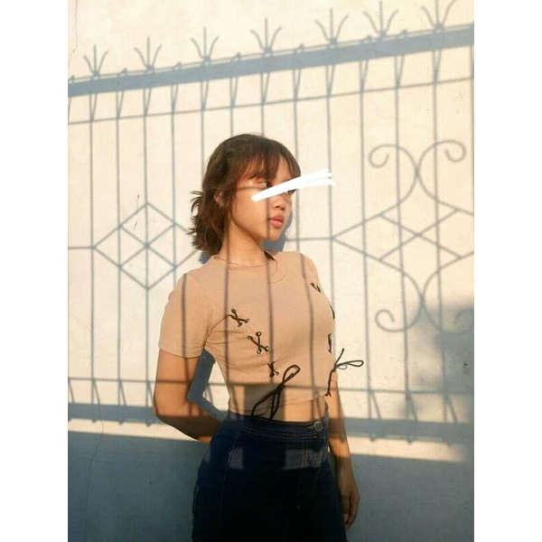 crop top tali silang