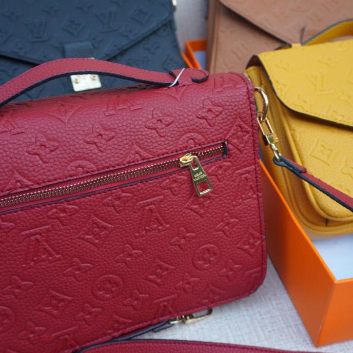 Tas Lv Metis Tas Wanita Selempang Import Premium Uk.25X18 Bahan Kulit - Hijau Djamenashop