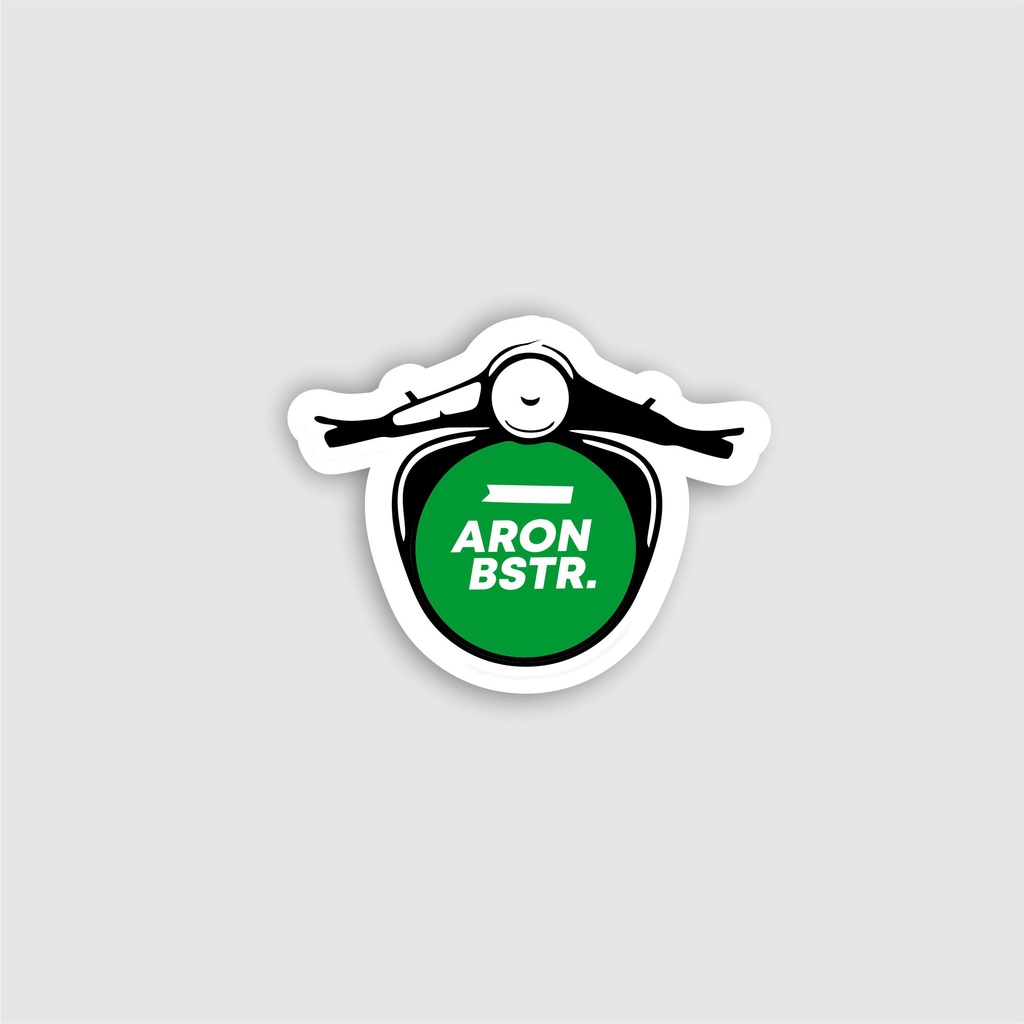 

Stiker Sticker Brand Aronbuster Green Vespa Vinyl Skate surf Band Grafiti pop art Case Phone Tumblr Laptop Casing Striping Aesthetic Band Journal Hype Dinding Waterproof Clothing