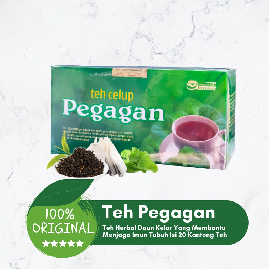 

Tazakka Teh Celup Daun Pegagan Herbal 20 Kantong Minuman Kesehatan Herbal Kecerdasan Otak