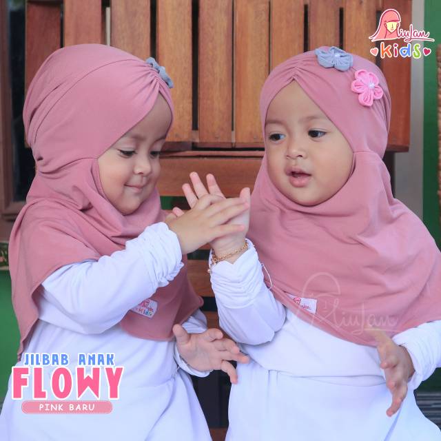 JILBAB ANAK FLOWY#CANTIK MENGGEMASKAN#