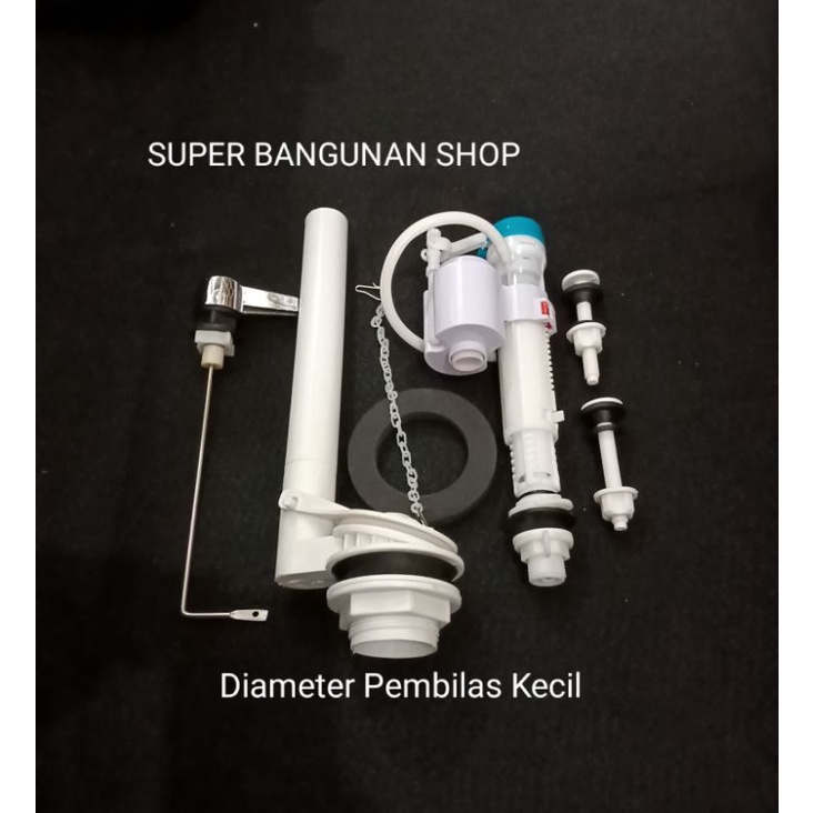 Pelampung Dalaman Closet Duduk Model Toto Engkol Samping / Spare Part Kloset / Alat Dalaman Closet
