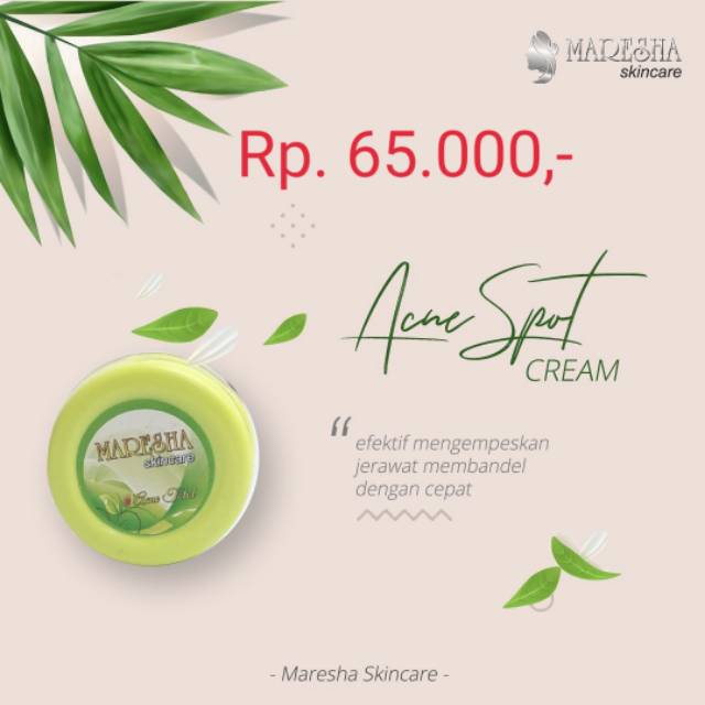Acne Spot Cream by Maresha