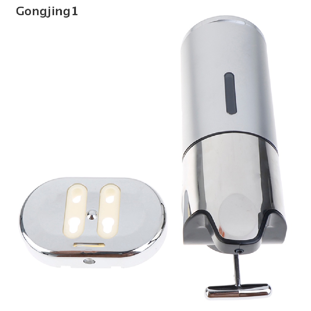 Gongjing1 Dispenser Sabun / Sampanye / Conditioner Model Tempel Dinding