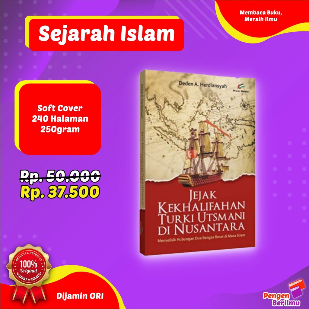 Jual Buku Jejak Kekhalifahan Turki Utsmani Di Nusantara Buku Sejarah Islami 100 Buku 1135