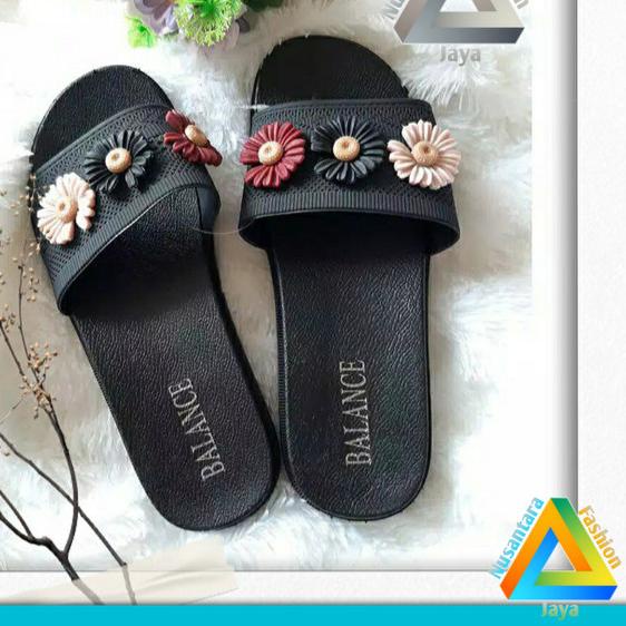 ✺ Sandal Jelly Wanita [ 956-22 ] Sandal Balance / Sandal Wedges - Mocca, 38 ➦