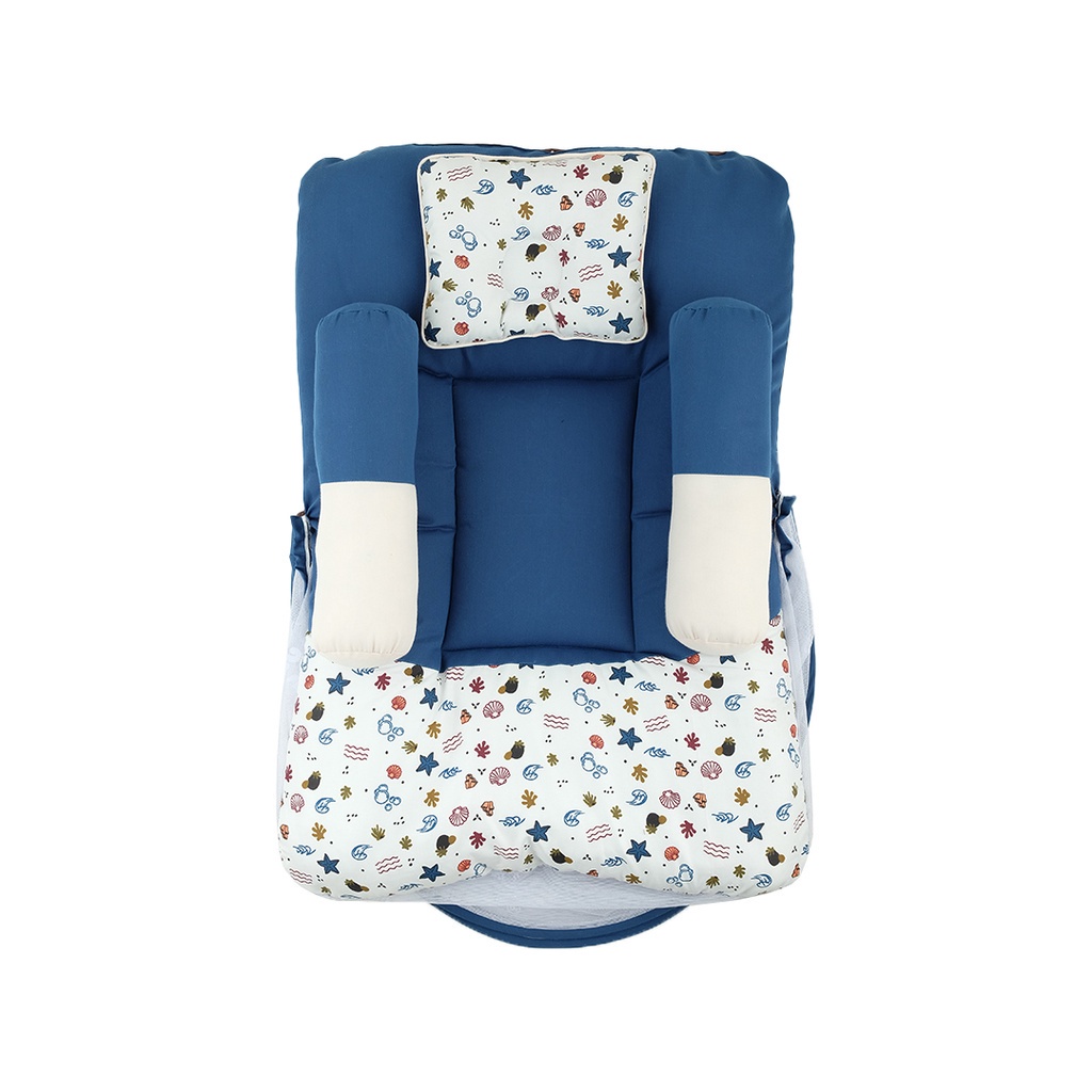 Snobby Kasur Dakron Beach Series Print + Kelambu - TPK7191/Kasur Lipat/Kasur Bayi/Matras Bayi