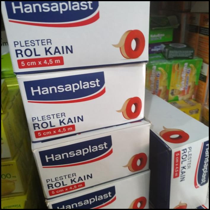 Hansaplast Roll Kain Jumbo Besar 5Cm X 4,5M Hansaplast Pembalut Luka