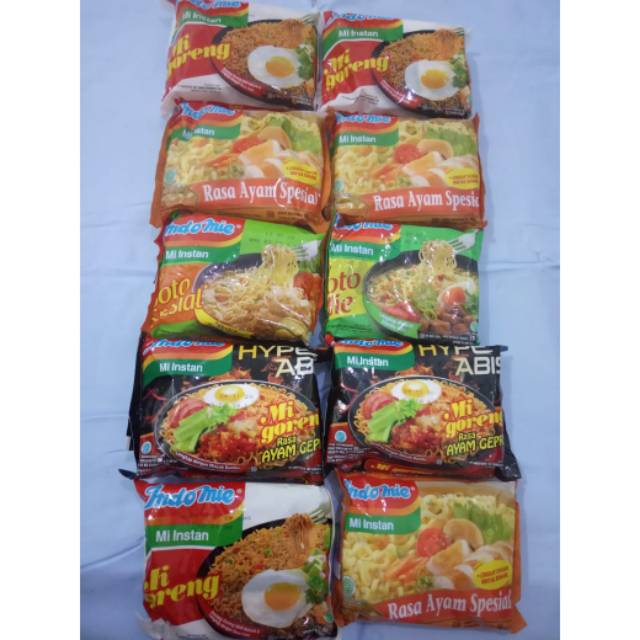

Paket mie instan seri D