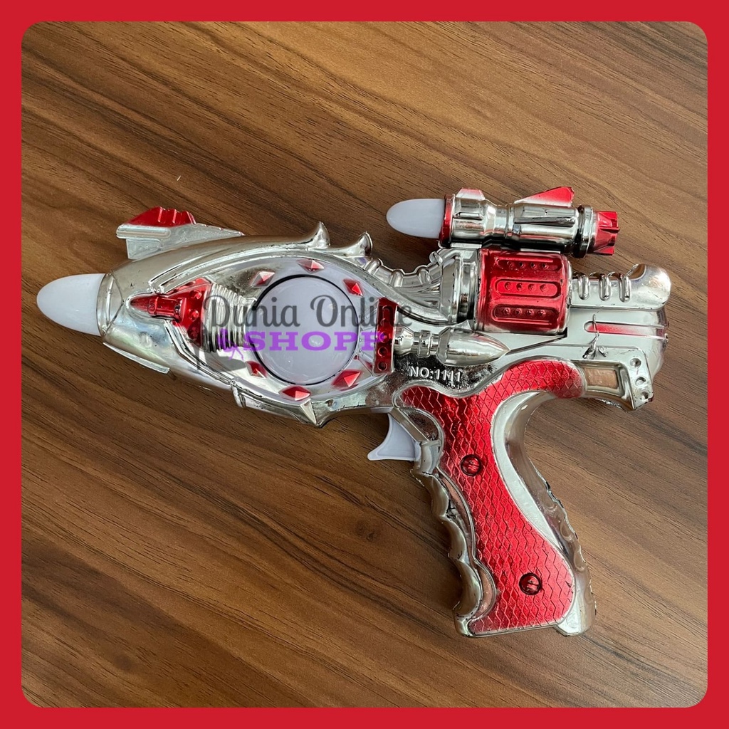 MAINAN ANAK LAKI LAKI SENAPAN SUARA BUNYI/GUN BATERAI 1111/MAINAN TEMBAK TEMBAKAN