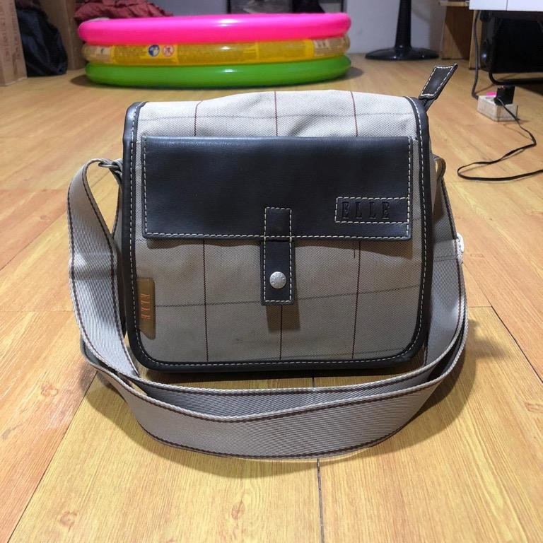 Tas selempang sling bag postman bag wanita ELLE original - PRELOVED