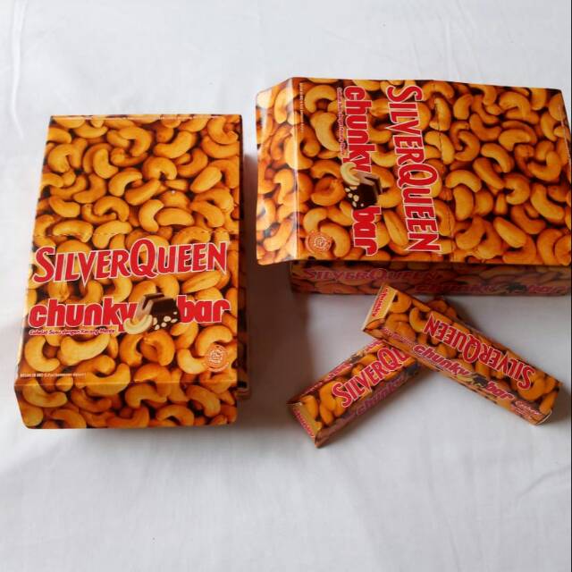 

coklat silverqueen chunkybar box @ 33gr