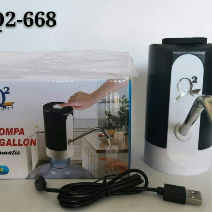 Pompa Air Galon Elektrik Q2 Ori Original Charge USB LED Q2 668 / Q2 678 / Q2 688 / Q2 618 GSF G 685