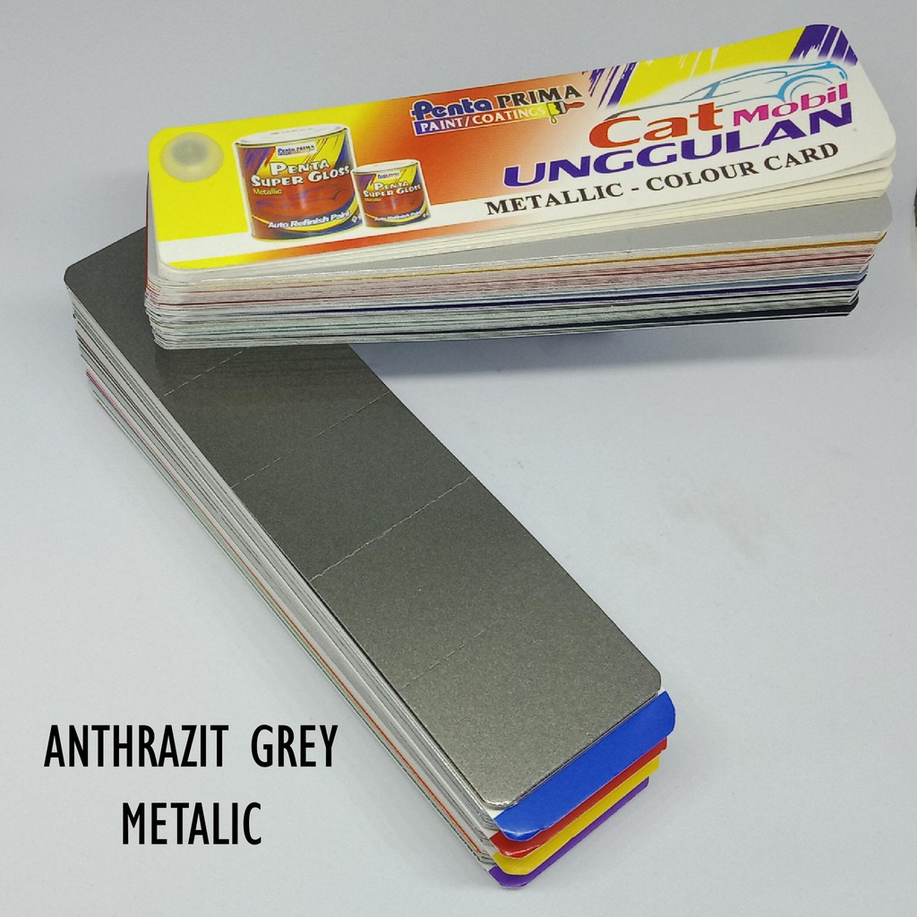 PENTA ANTHRAZIT GREY 1 Kg - cat penta abu abu - cat mobil abu abu -cat  penta grey - cat penta super gloss grey - cat untuk mobil