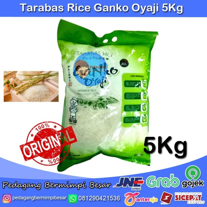 

978qW Tarabas Rice Ganko Oyaji 5Kg Original | Beras Jepang W5Q0112