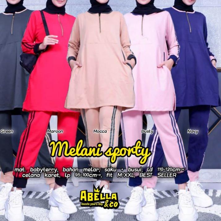 Special Price.. natalie hijab sporty olahraga pakaian olahraga wanita jaket olahraga wanita set ori 