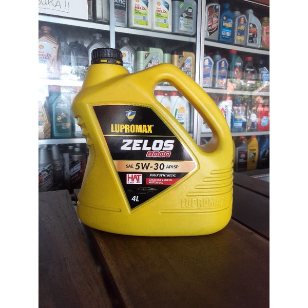 Lupromax Zelos 8000 5w30 API SP kemasan 4L