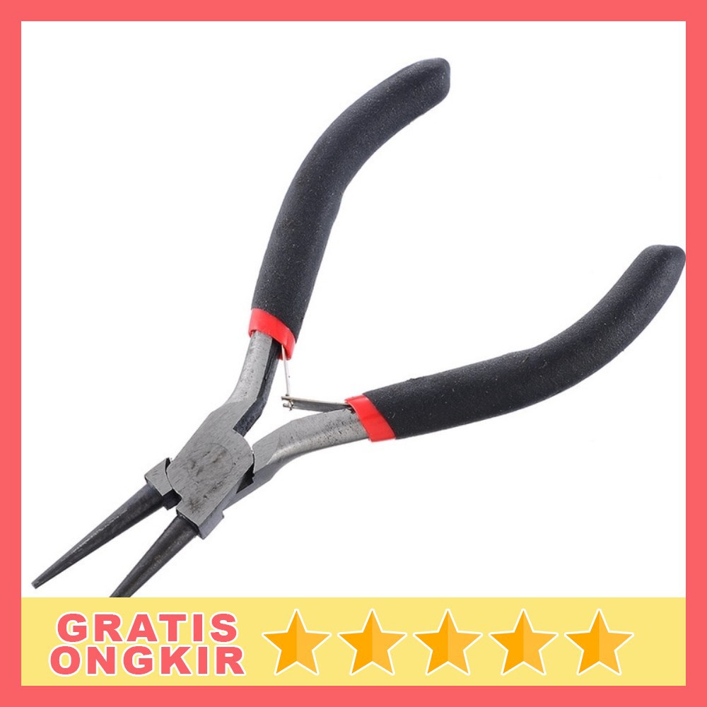 GS8 Tang Kabel Multifungsi Insulated Wire Cable Cutter Round Nose Pliers 12.5CM - M2941 Urijk