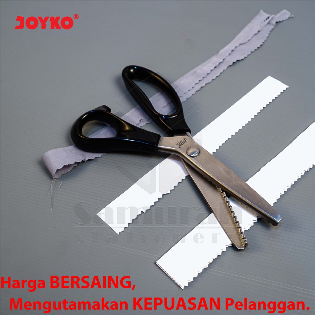 

HJK Gunting Joyko ZZ 85 Dekorasi / Zig Zag Scissors ZZ85 / Gunting Kain Gerigi Besar