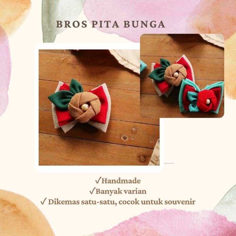 BROS KAIN PITA AKSESORIS HJAB BROS CANTIK BUNGA