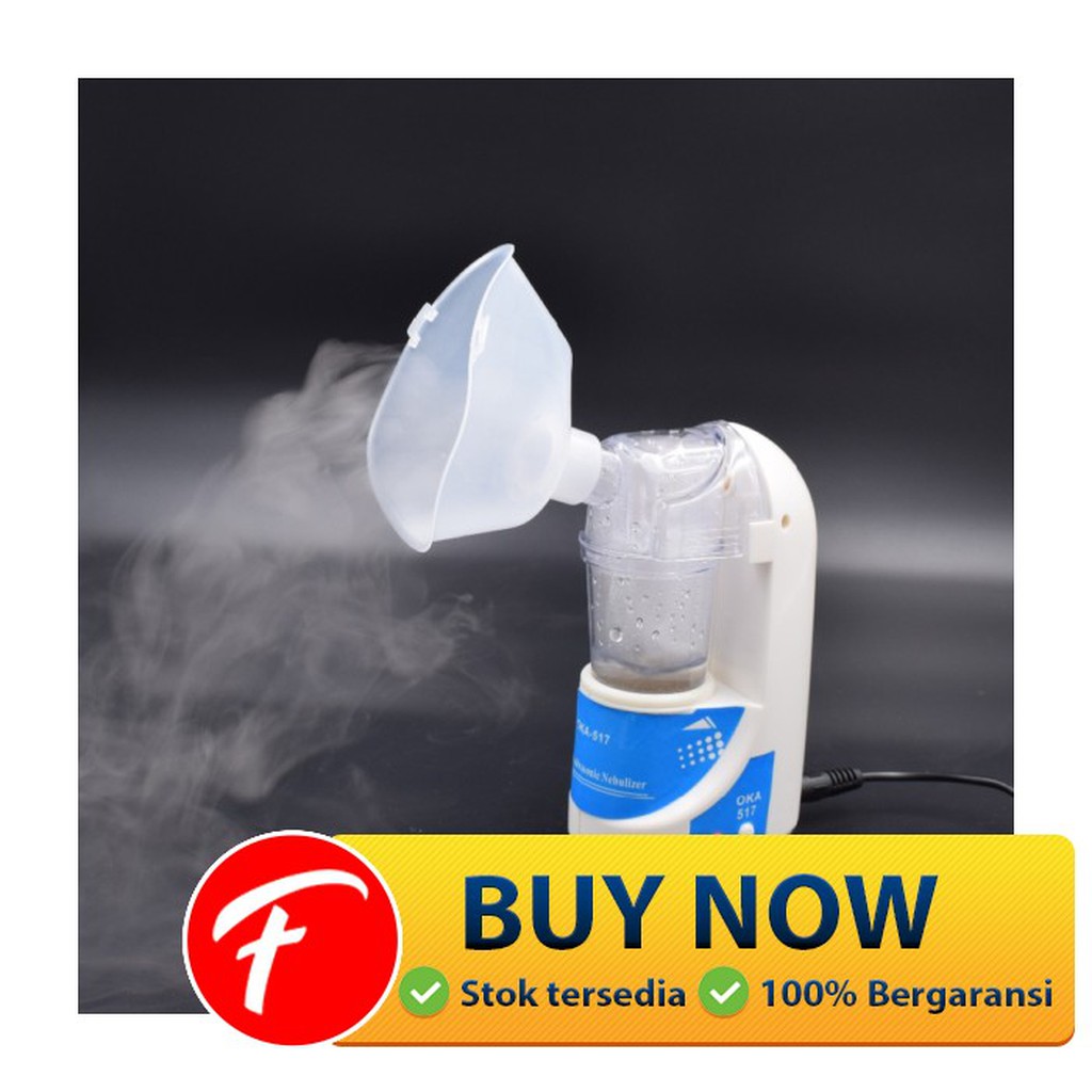 Alat Terapi Pernafasan Ultrasonic Inhale Nebulizer - OKA-517 - White