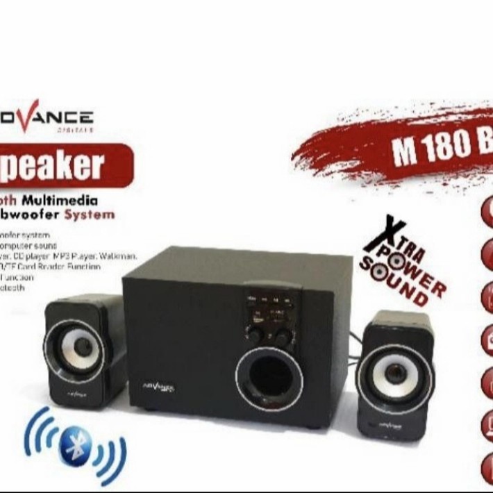 Speaker Multimedia Bluetooth ADVANCE M 180BT M180BT Extra Power