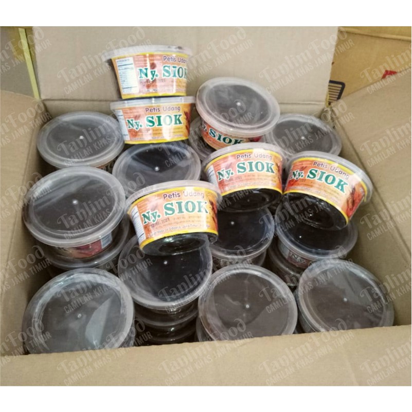 Petis Udang Ny. Siok Sidoarjo 250gram - petis hitam kental udang ny siok / saus petis udang siok