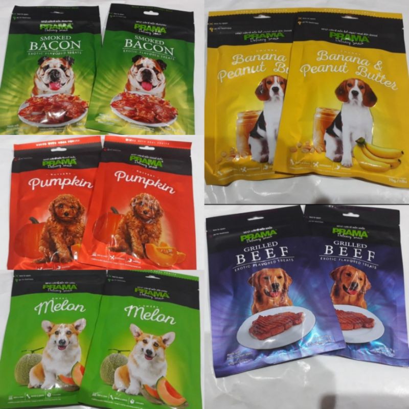 Snack Anjing Prama 70gr All Varian Camilan Anjing