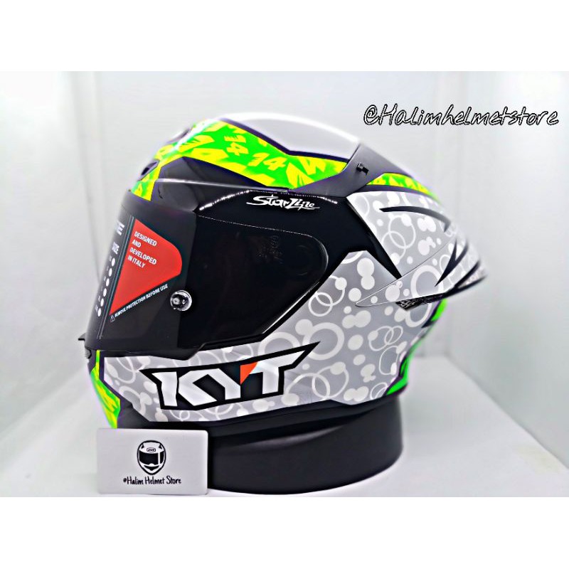 KYT TT COURSE TONY ARBOLINO ( PAKET GANTENG )