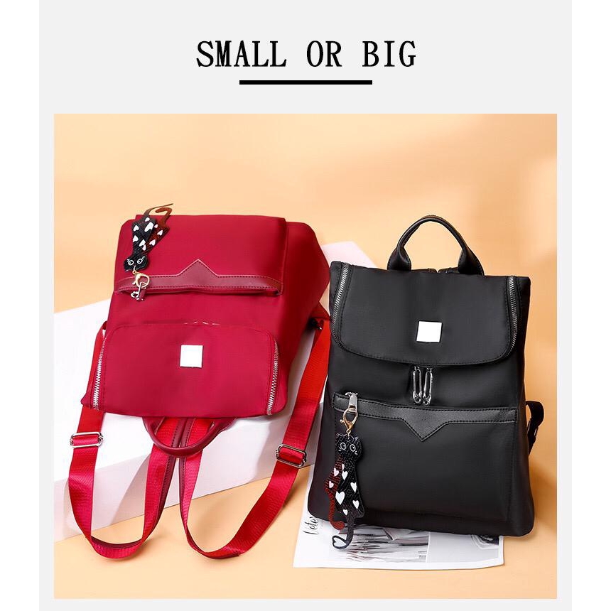 MV_Marvelouz mv80629 Tas ransel batam dan tas import wanita model Ransel 1kg bisa 2 tas EL 629