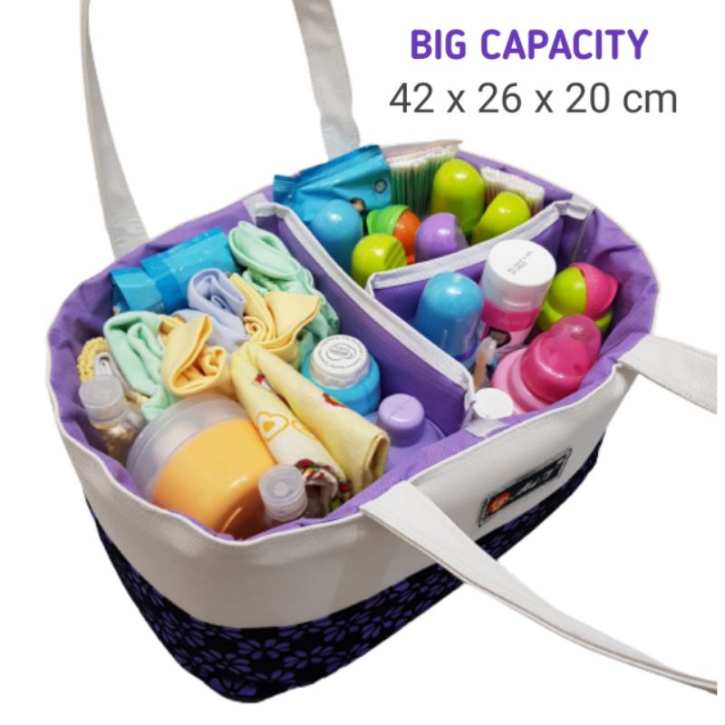 Caddy Bag Baby Mel-v  Multipurpose caddy bag baby / Tas Perlengkapan Organizer Baby / Tas multi fungsi    (ARTCK02)