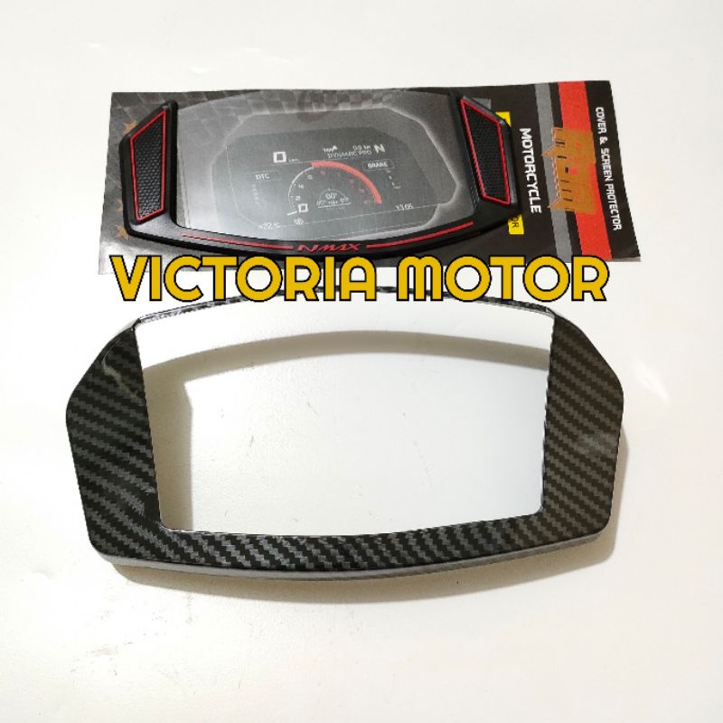 PAKET COMBO COVER SPEEDOMETER CARBON PLUS ANTI GORES NMAX NEW