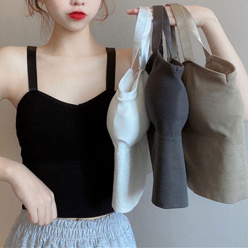 [ LINGERIE MASTER ] - (B-43) Tanktop Bra Fashion Pakaian Atasan Wanita Bh Olahraga Push Up Tanpa Kawat Elastis Sexy Import-5