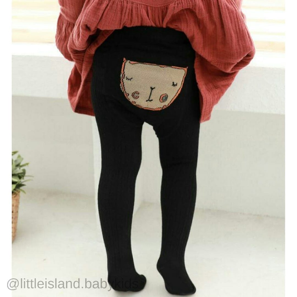 LID7025 Celana Legging Rajut Legging Bayi / Anak Elastisitas Bernapas